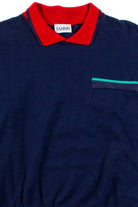 Vintage Navy Collared Sweatshirt