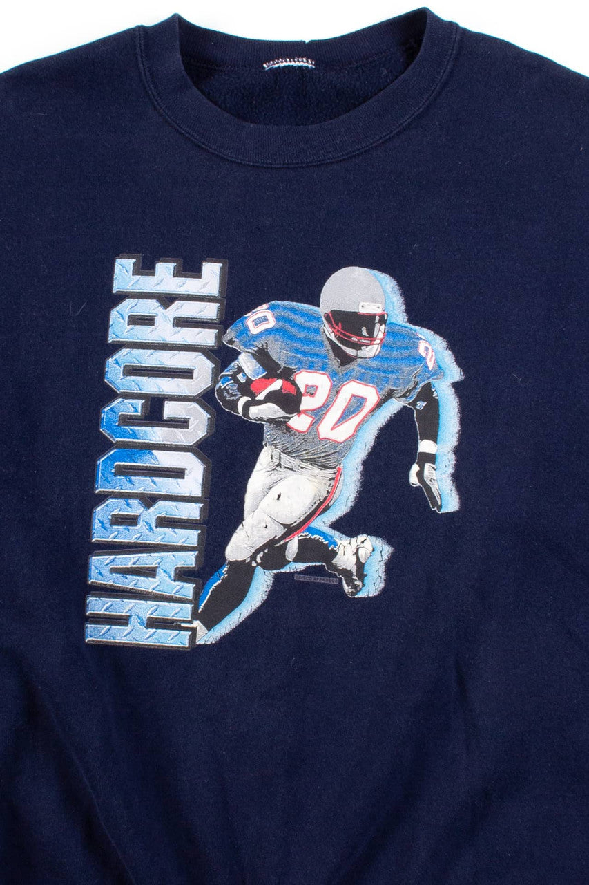 Vintage Hardcore Football Sweatshirt