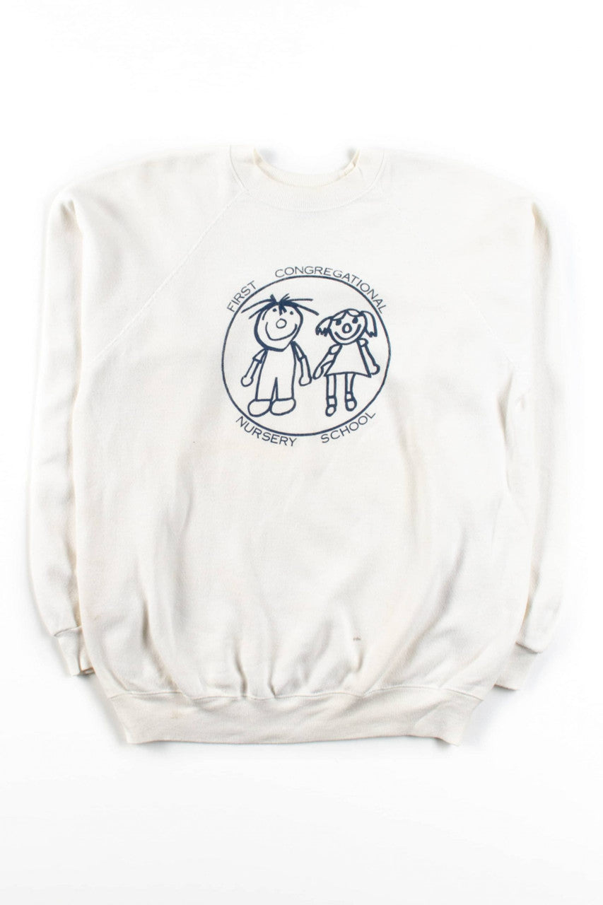 Vintage First Congregational Nursery School Sweatshirt