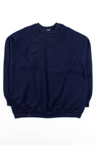 Vintage Plain Navy Sweatshirt 1