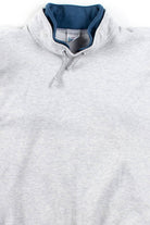 Vintage Grey Double Collared Sweatshirt