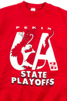Vintage Pekin Dragons State Playoffs Sweatshirt (1996)
