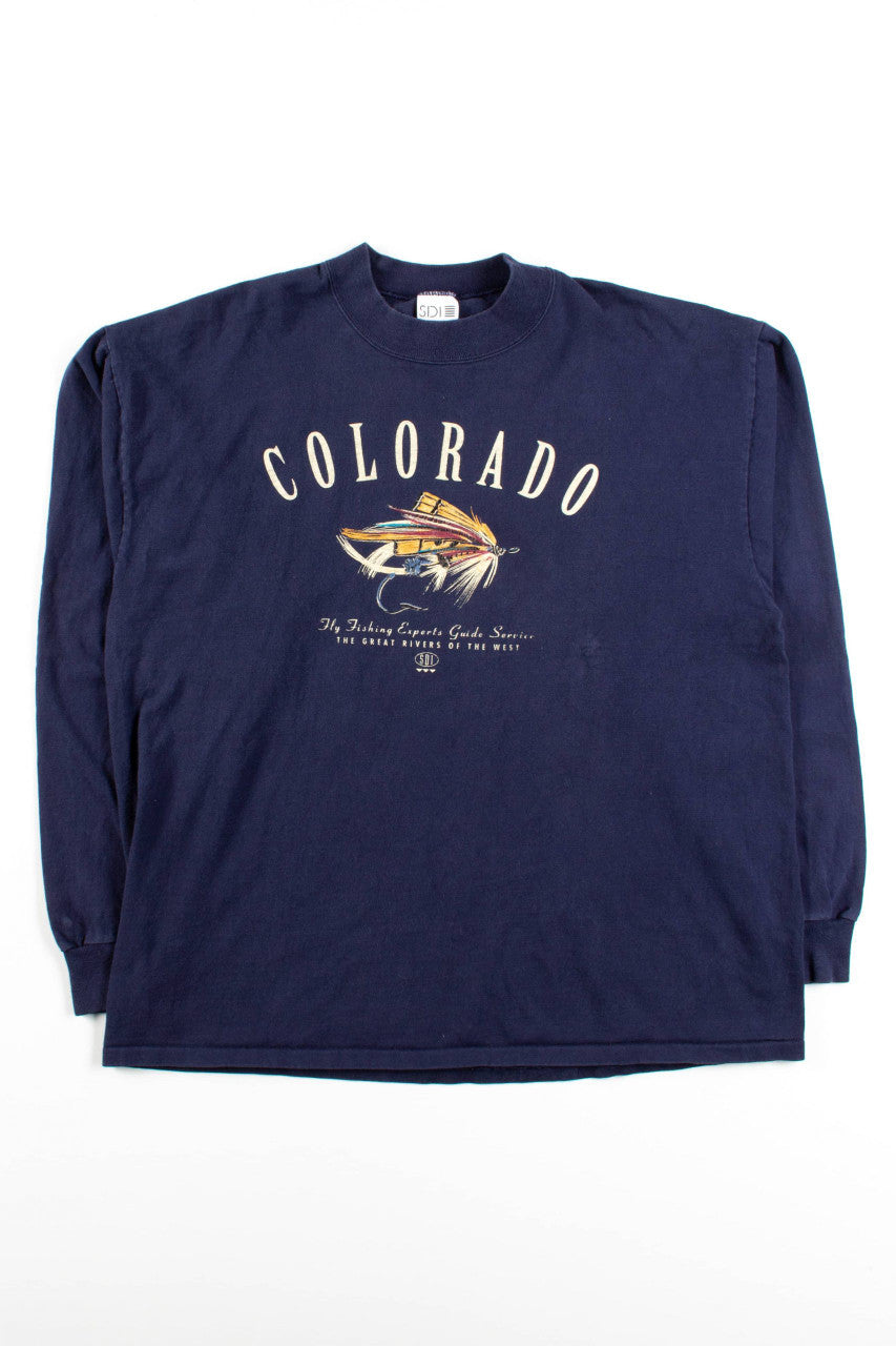 Vintage Colorado Fly Fishing Lightweight Sweatshirt