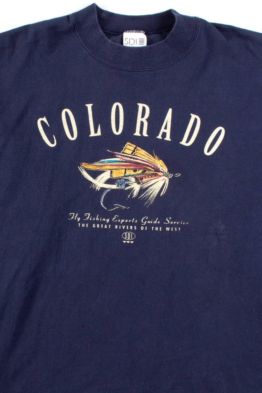 Vintage Colorado Fly Fishing Lightweight Sweatshirt