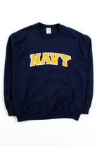 Vintage Navy Sweatshirt 1