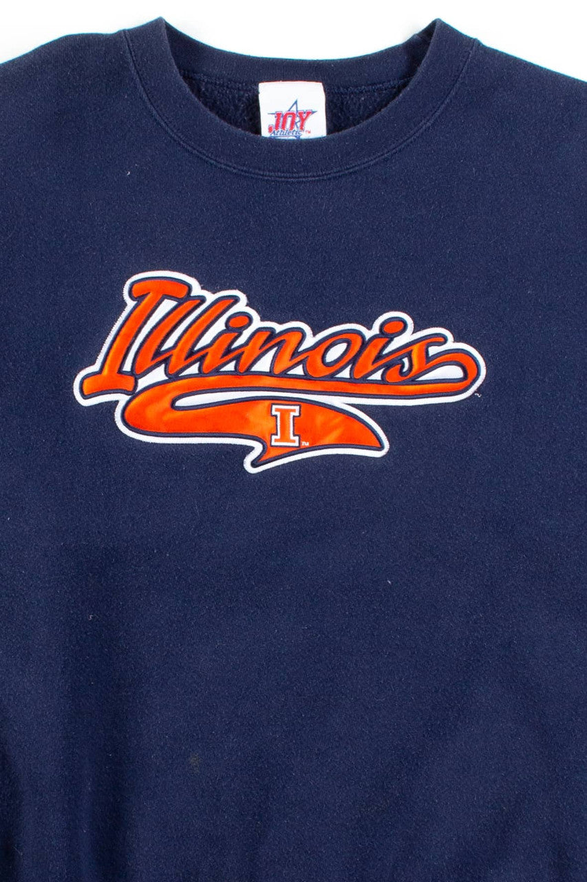 Vintage University Of Illinois Script Sweatshirt