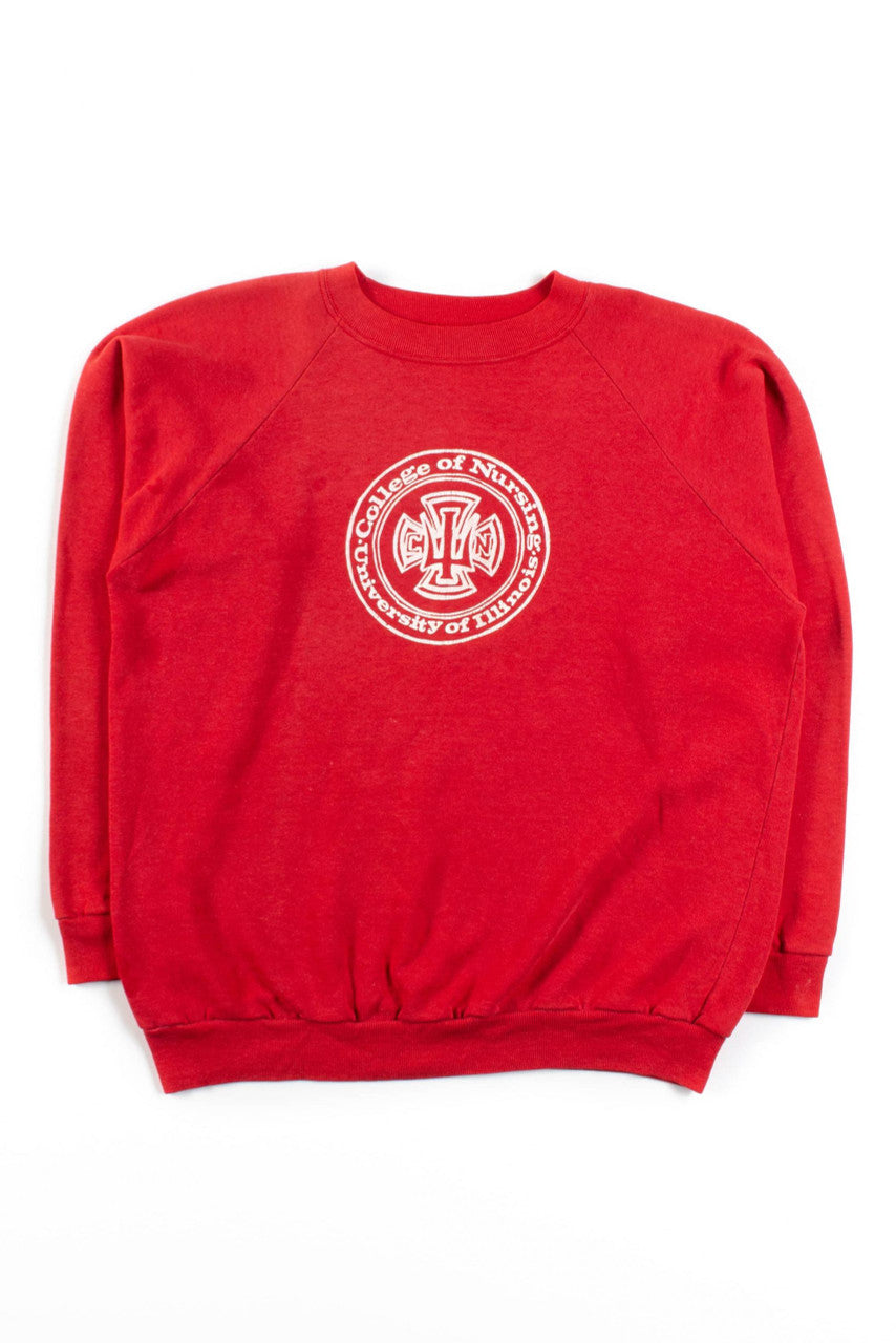 Illinois College Of Nursing Vintage Sweatshirt