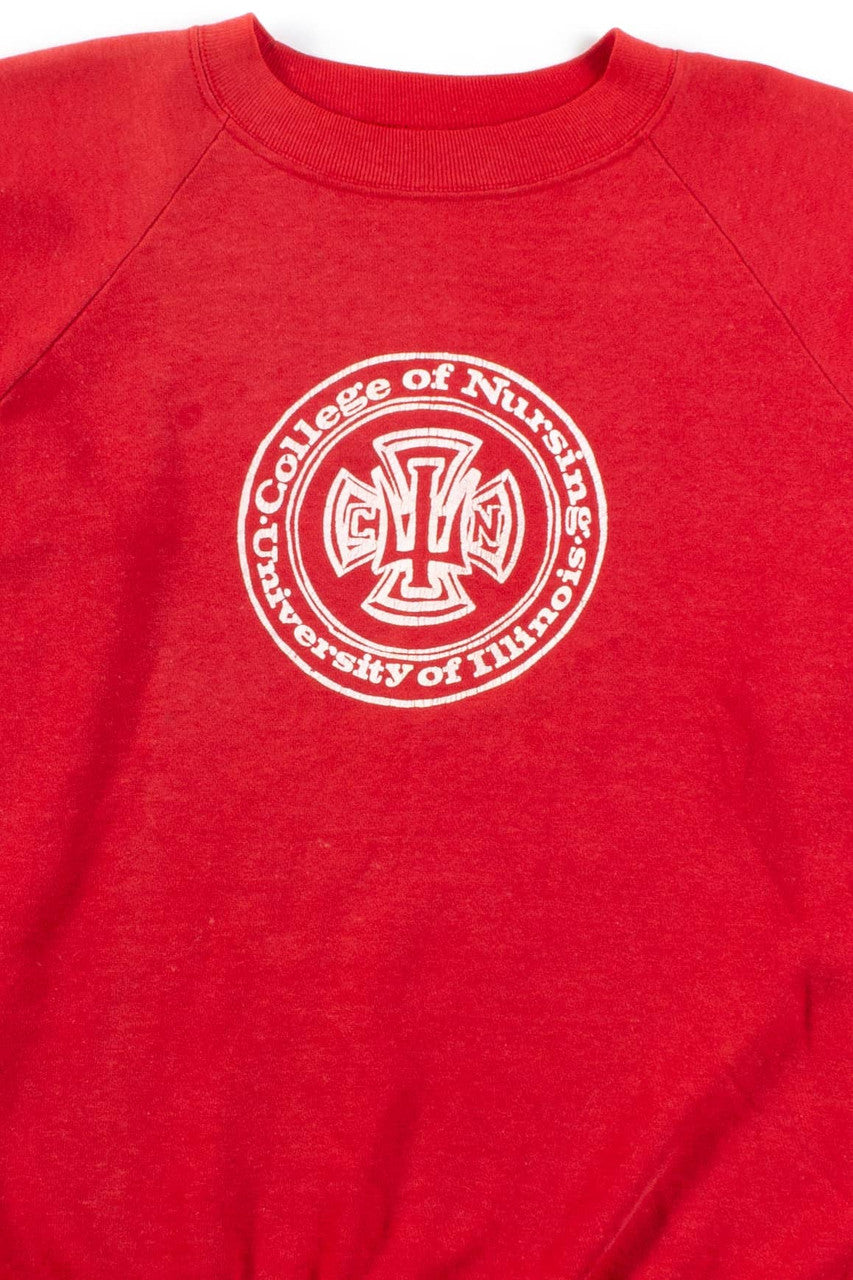 Illinois College Of Nursing Vintage Sweatshirt