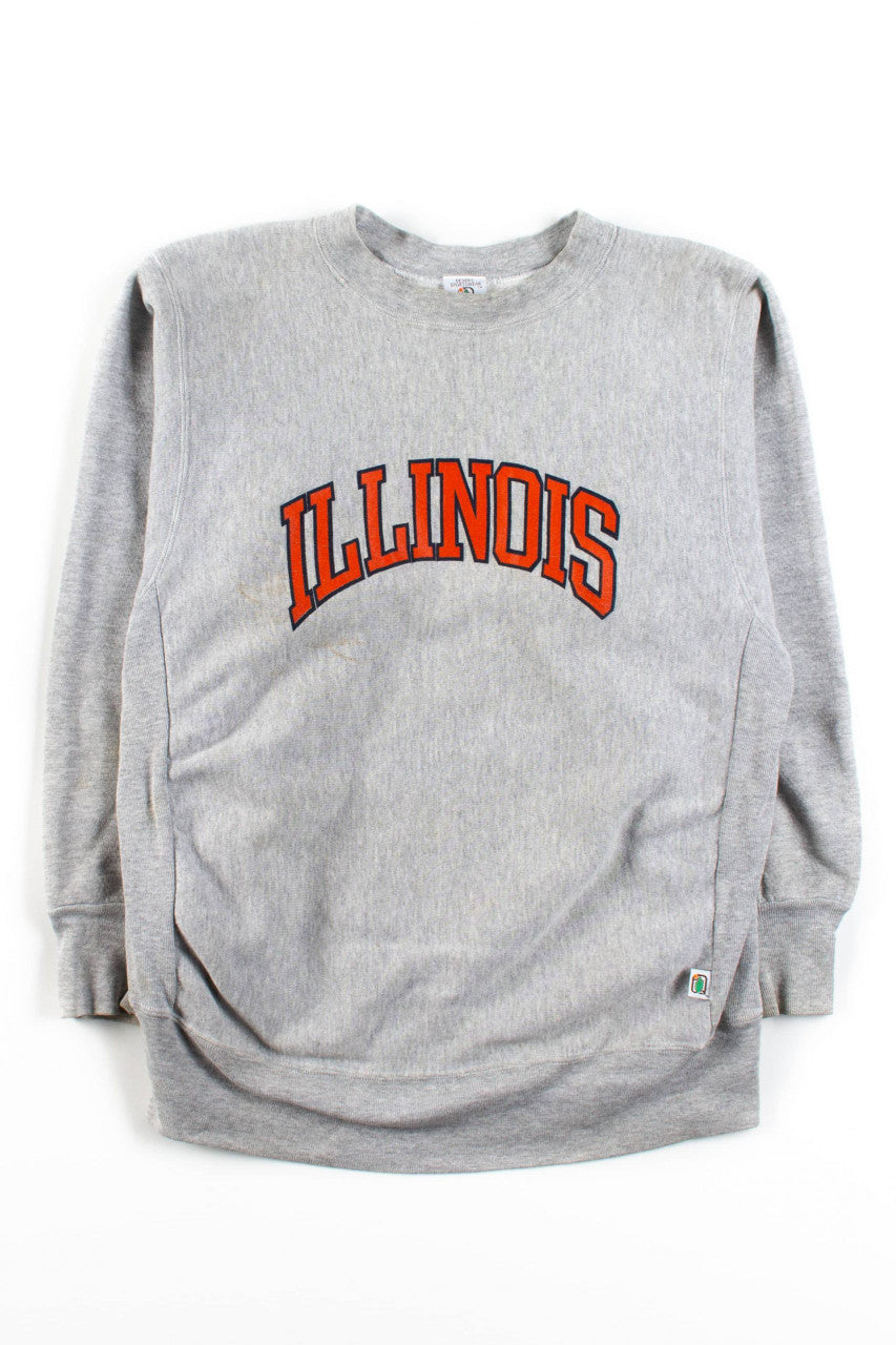 Vintage University Of Illinois Sweatshirt 2