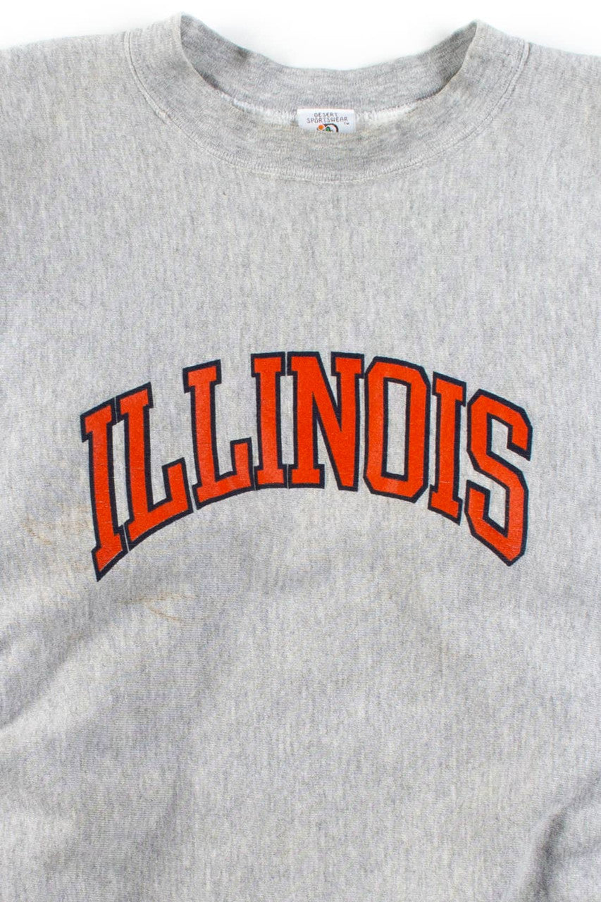 Vintage University Of Illinois Sweatshirt 2