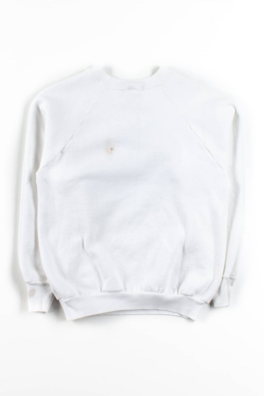 Vintage Rainbow Gradient Horse Jump Sweatshirt (1990)