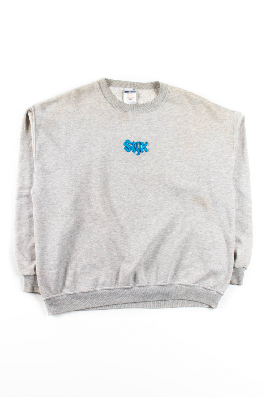 Vintage Embroidered Styx Sweatshirt