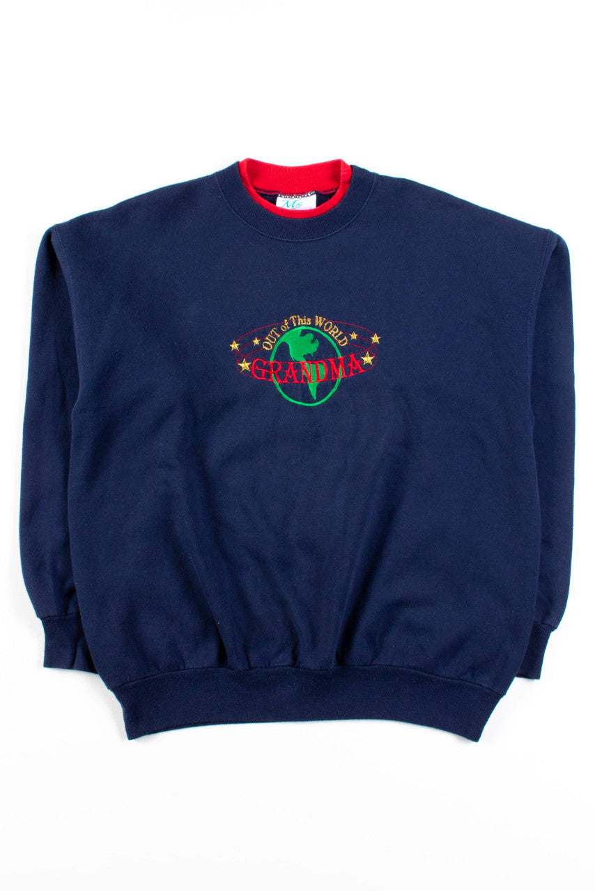 Out Of This World Grandma Vintage Sweatshirt