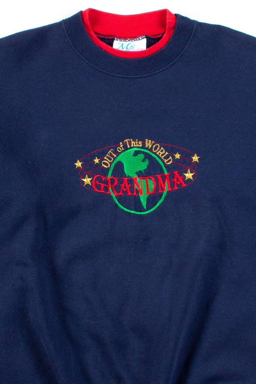 Out Of This World Grandma Vintage Sweatshirt