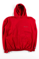 Vintage Red Champion Hoodie