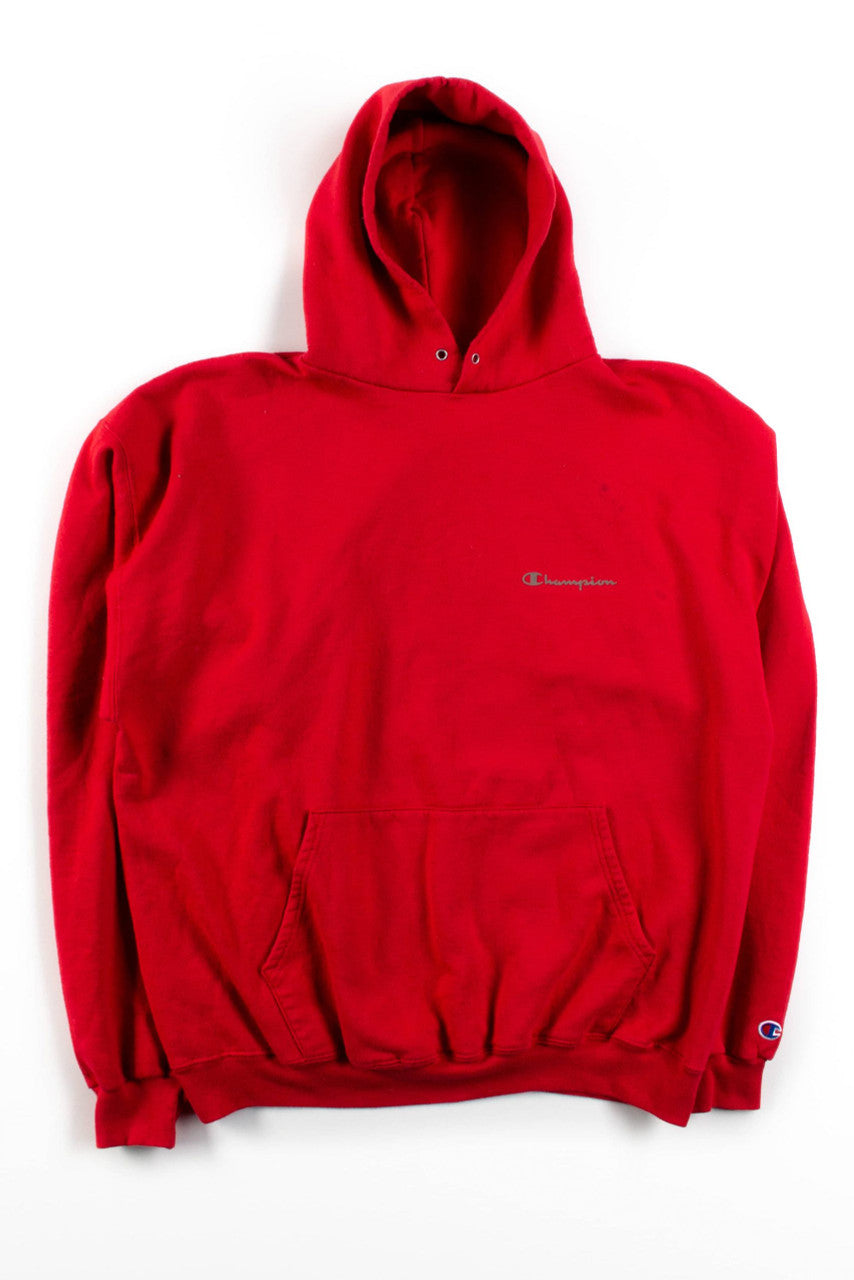 Vintage Red Champion Hoodie