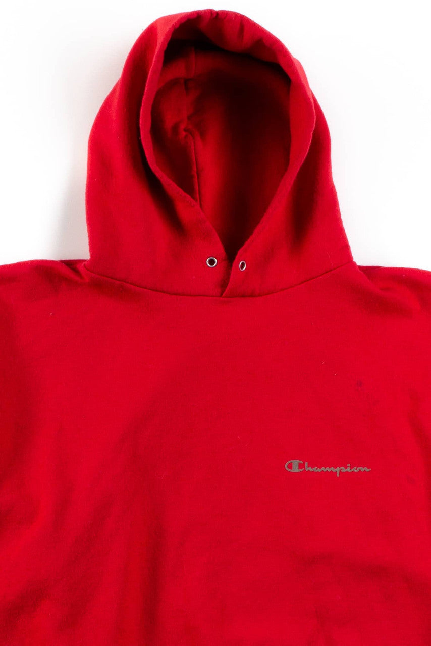 Vintage Red Champion Hoodie