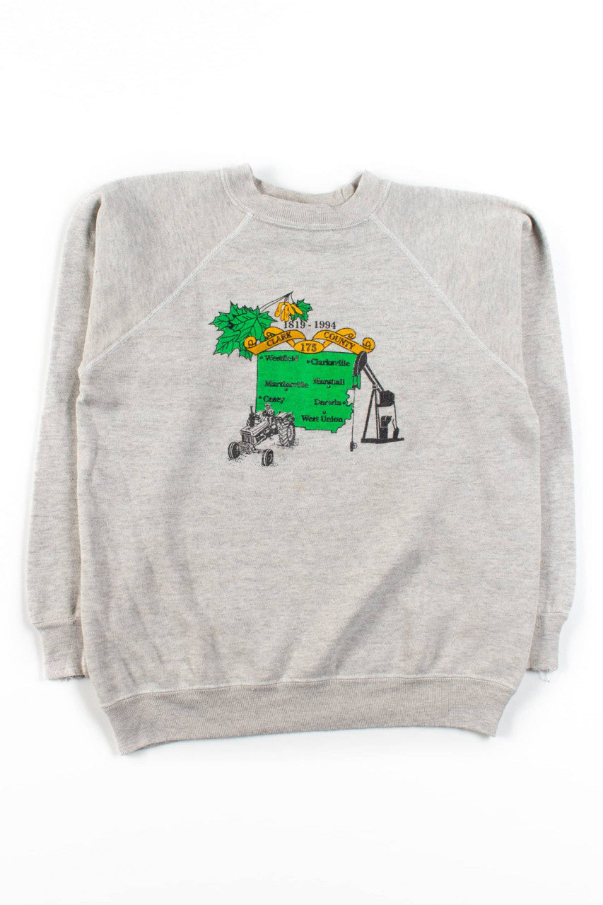 Vintage Clark County 175th Anniversary Sweatshirt (1994)