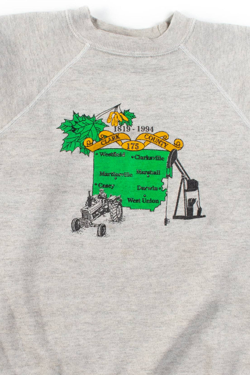Vintage Clark County 175th Anniversary Sweatshirt (1994)