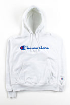 Vintage White Champion Hoodie
