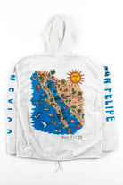 Vintage San Felipe Lightweight Zip Hoodie
