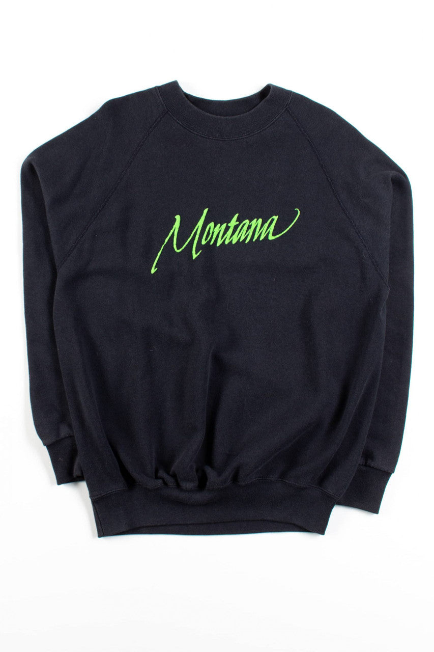 Vintage Neon Montana Sweatshirt