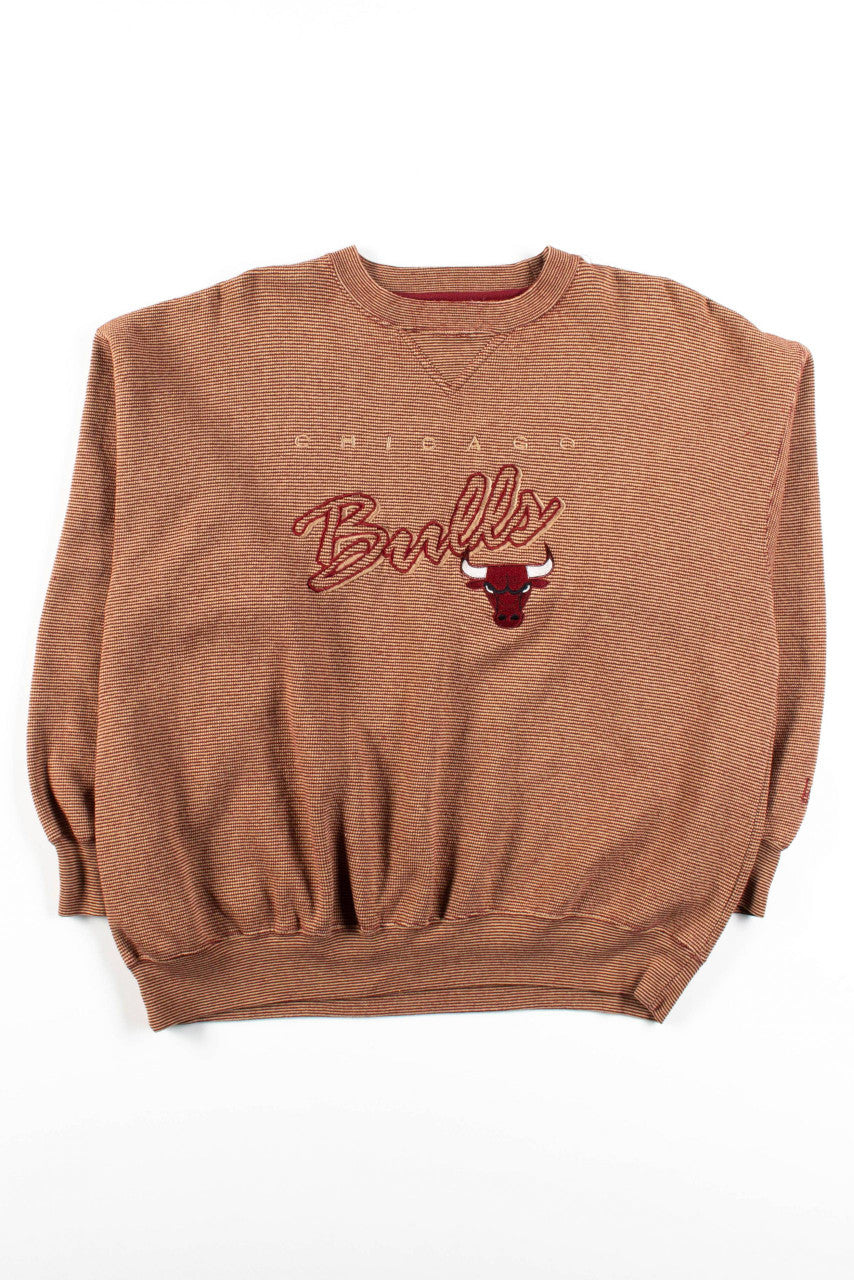 Vintage Chicago Bulls Two-Tone Embroidered Sweatshirt