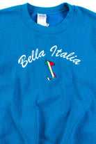 Bella Italia Flag Embroidered Sweatshirt