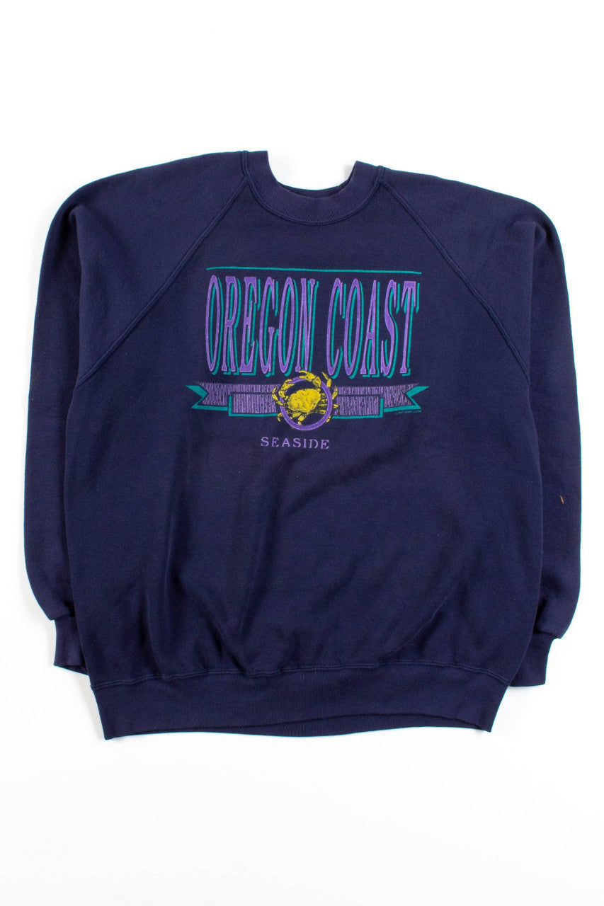 Vintage Oregon Coast Crab Sweatshirt