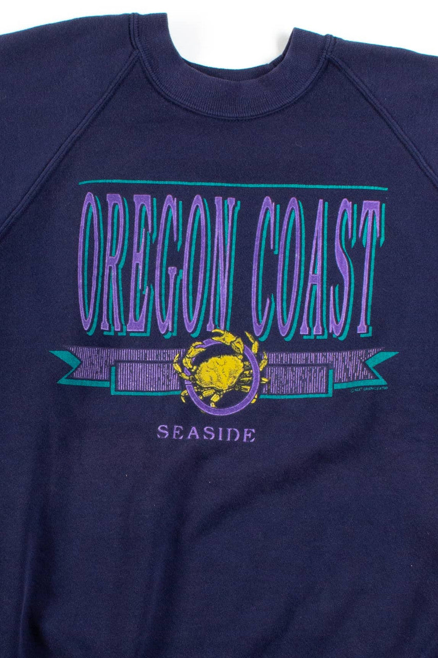 Vintage Oregon Coast Crab Sweatshirt