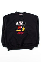 Vintage Embroidered Mickey Mouse Dance Sweatshirt