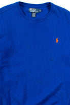 Vintage Blue Polo Sweatshirt