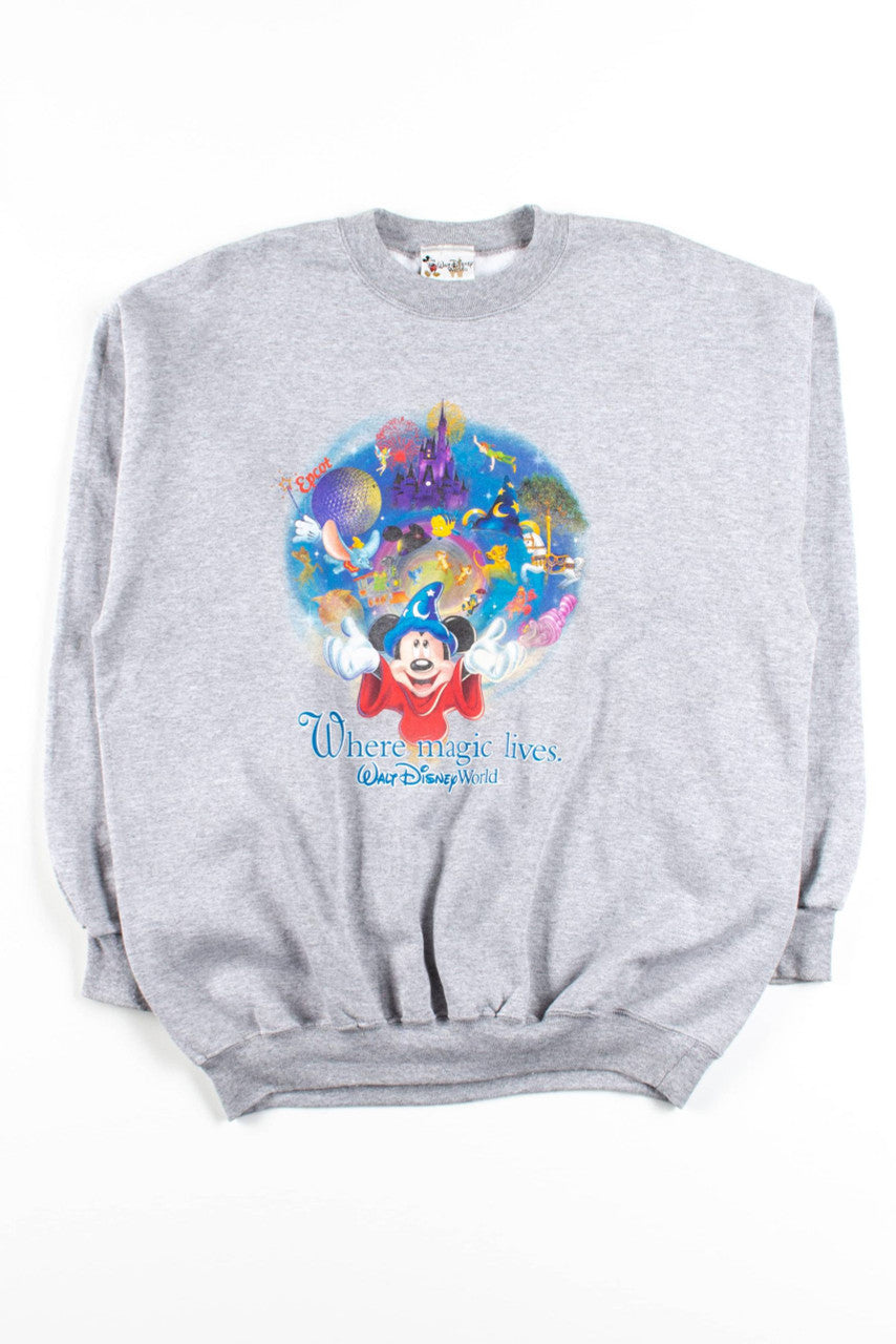 Vintage Walt Disney World Where Magic Lives Sweatshirt