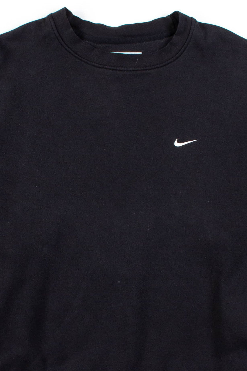 plain black nike jumper