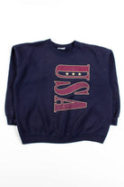 Vintage Large Letter USA Sweatshirt