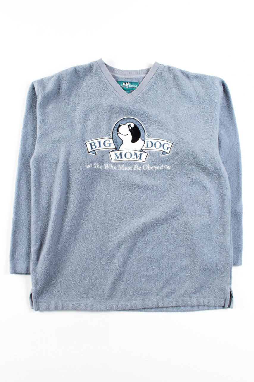 Vintage Big Dog Mom Fleece Sweatshirt