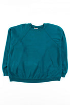 Vintage Plain Emerald Raglan Sweatshirt