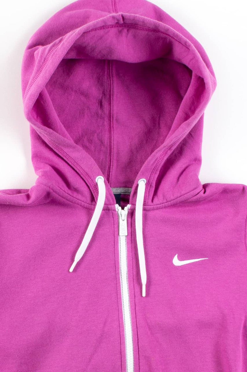 Pink Nike Zip Hoodie