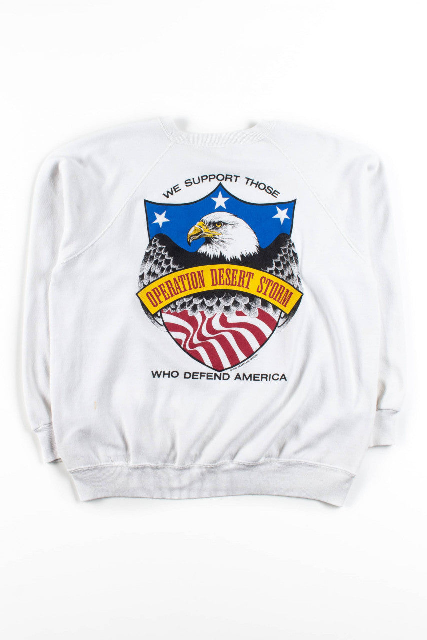 Vintage Desert Storm POW-MIA Sweatshirt (1990)