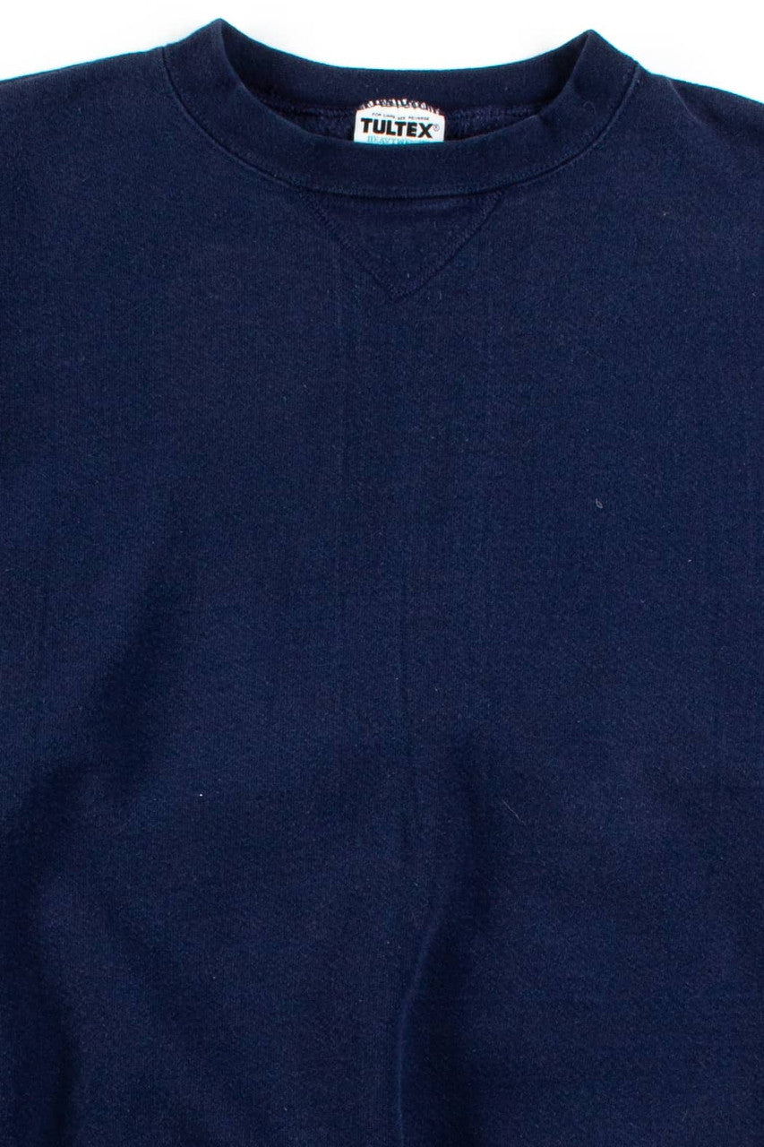 Vintage Plain Navy Tultex Sweatshirt