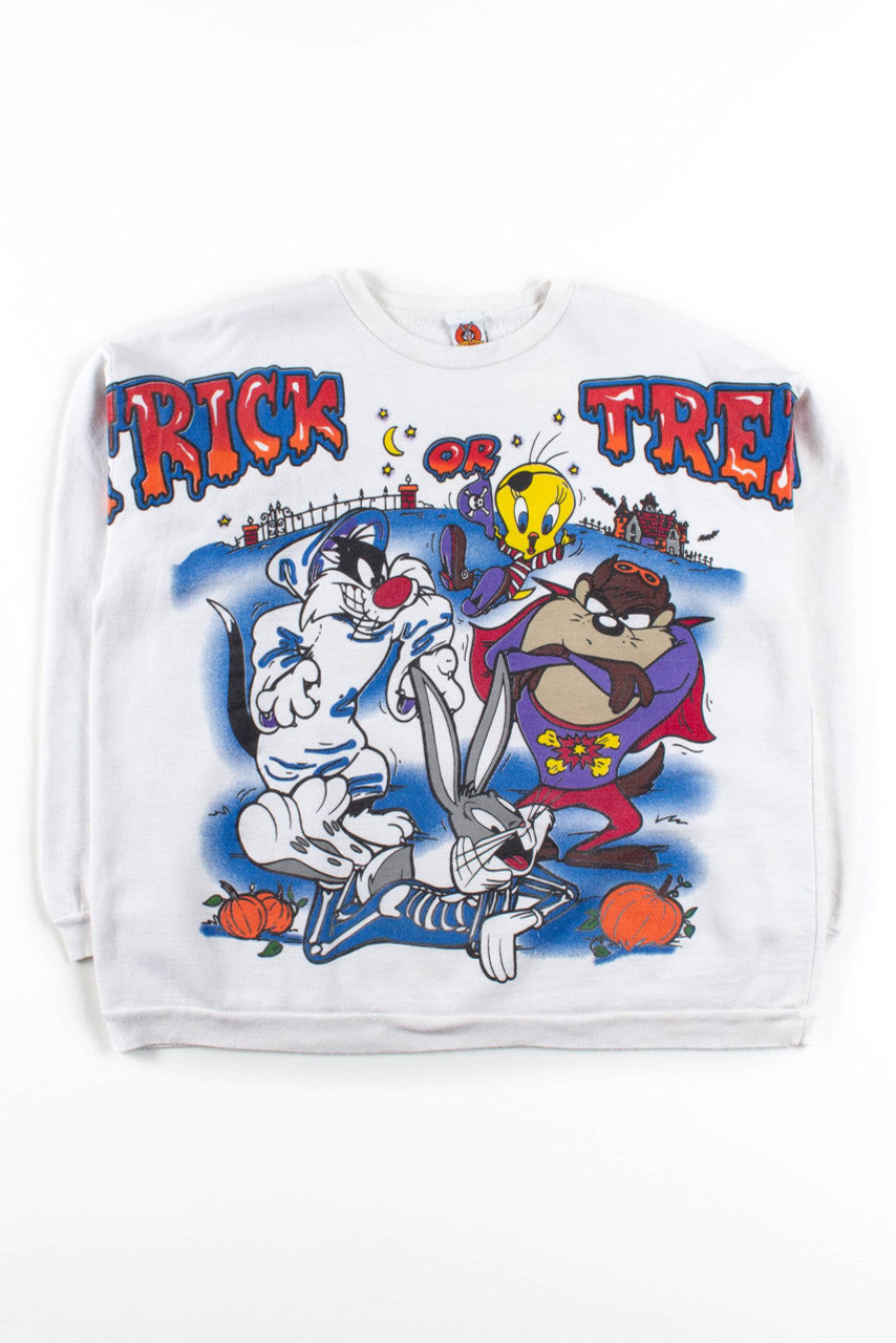 Vintage Looney Tunes Trick Or Treat Sweatshirt (1997)