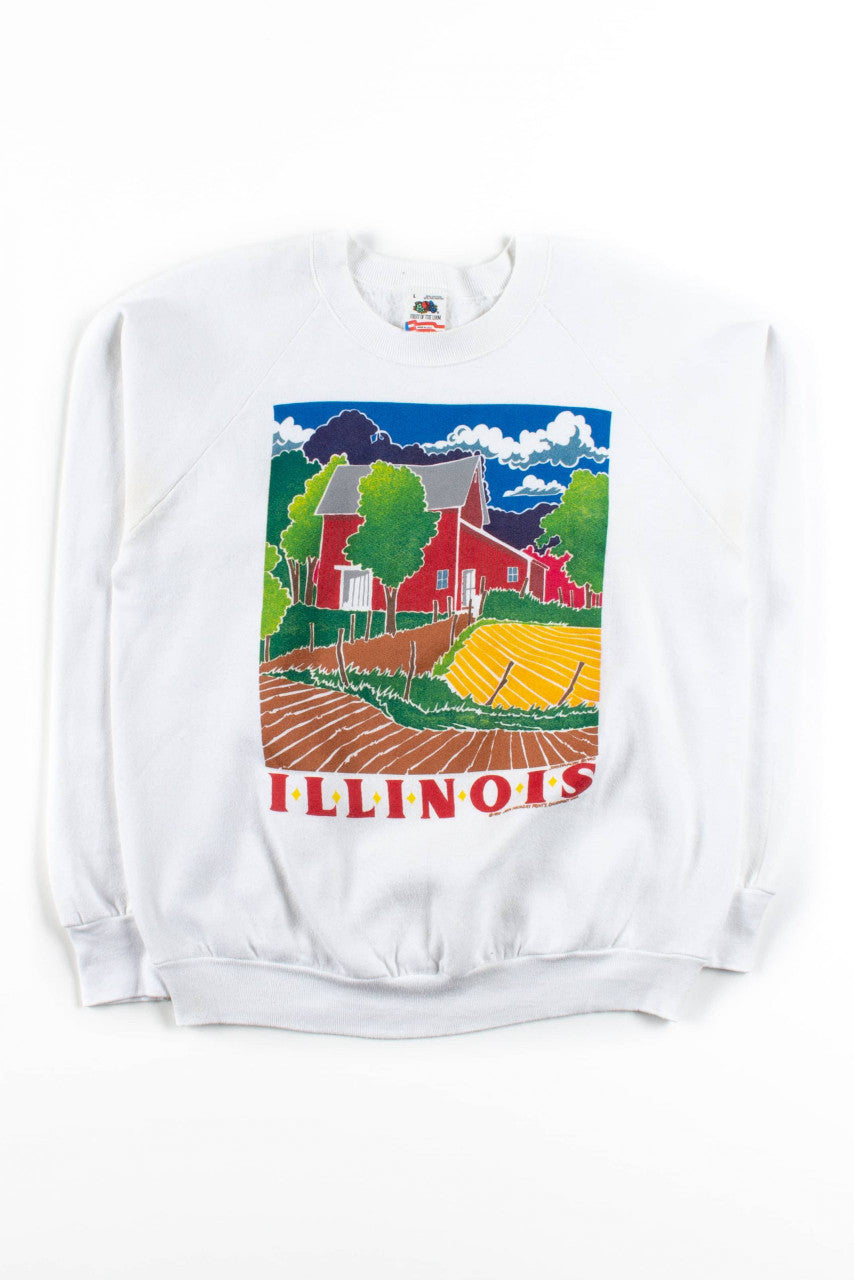 Vintage Illinois Farm Sweatshirt (1990)