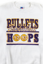 Vintage Bullets Basketball Hoops Sweatshirt (1992)