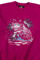 Vintage Winter Cat Sweatshirt