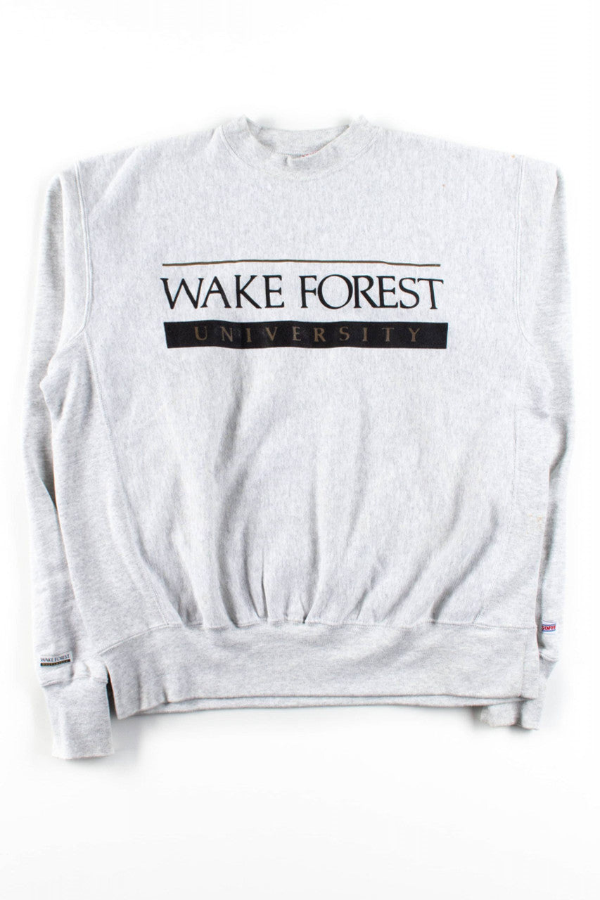 Vintage Heavyweight Wake Forest University Sweatshirt
