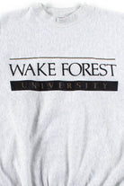 Vintage Heavyweight Wake Forest University Sweatshirt