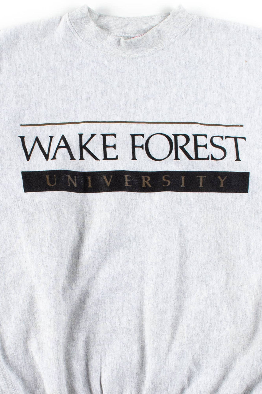 Vintage Heavyweight Wake Forest University Sweatshirt