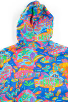 Vintage Tropical Fish Full Zip Hoodie