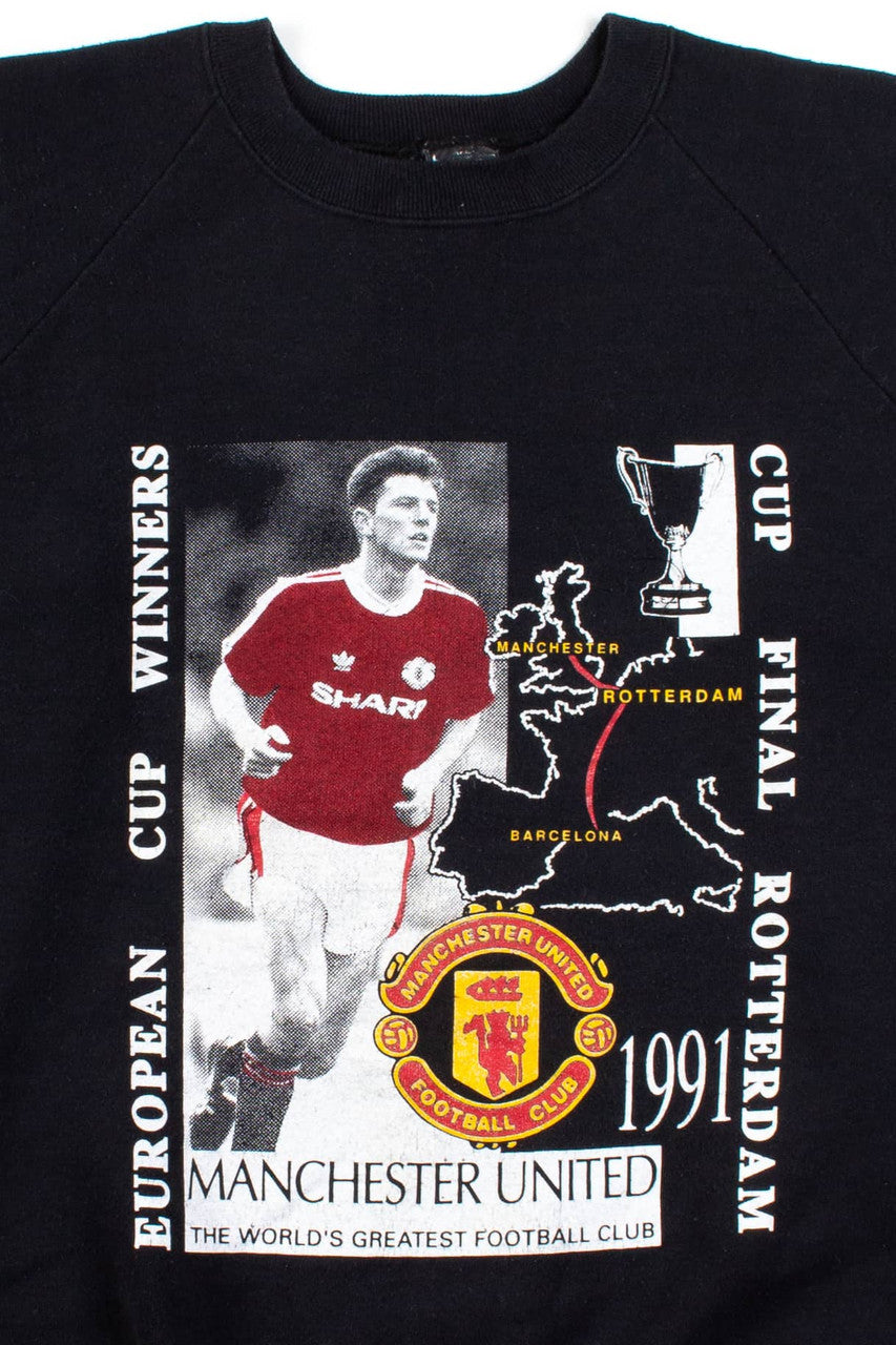 Vintage Manchester United Euro Cup Winners Sweatshirt (1991)