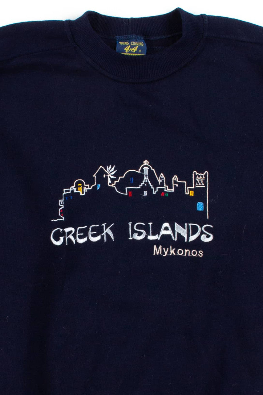 Mykonos Greek Islands Sweatshirt
